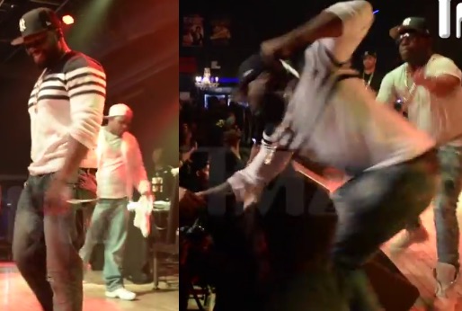 50 Cent Punches Fan, Proceeds To Invite Her On Stage (Video)