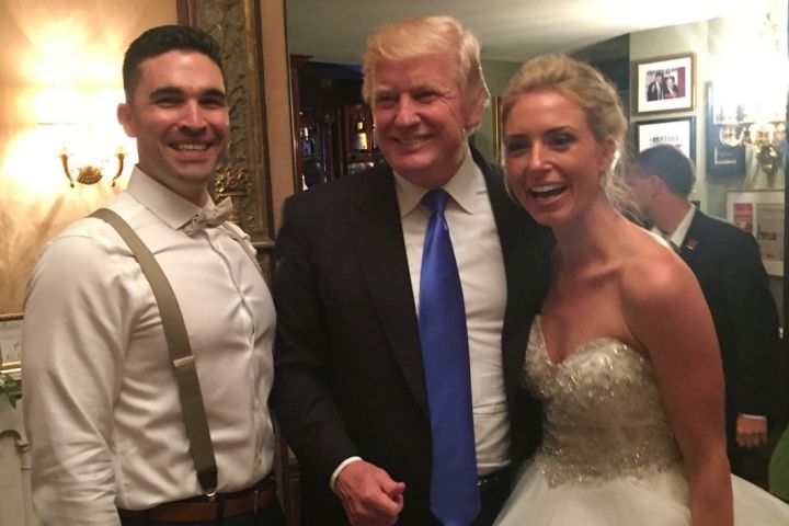 Trump Crashes New Jersey Wedding (Picture)