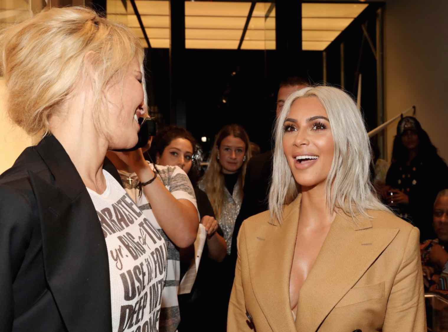 Baywatch star Pamela Anderson sends Kim Kardashian a fake fur coat