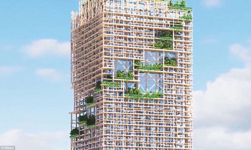Tallest Wooden Skyscraper to Plant Itself in Tokyo
