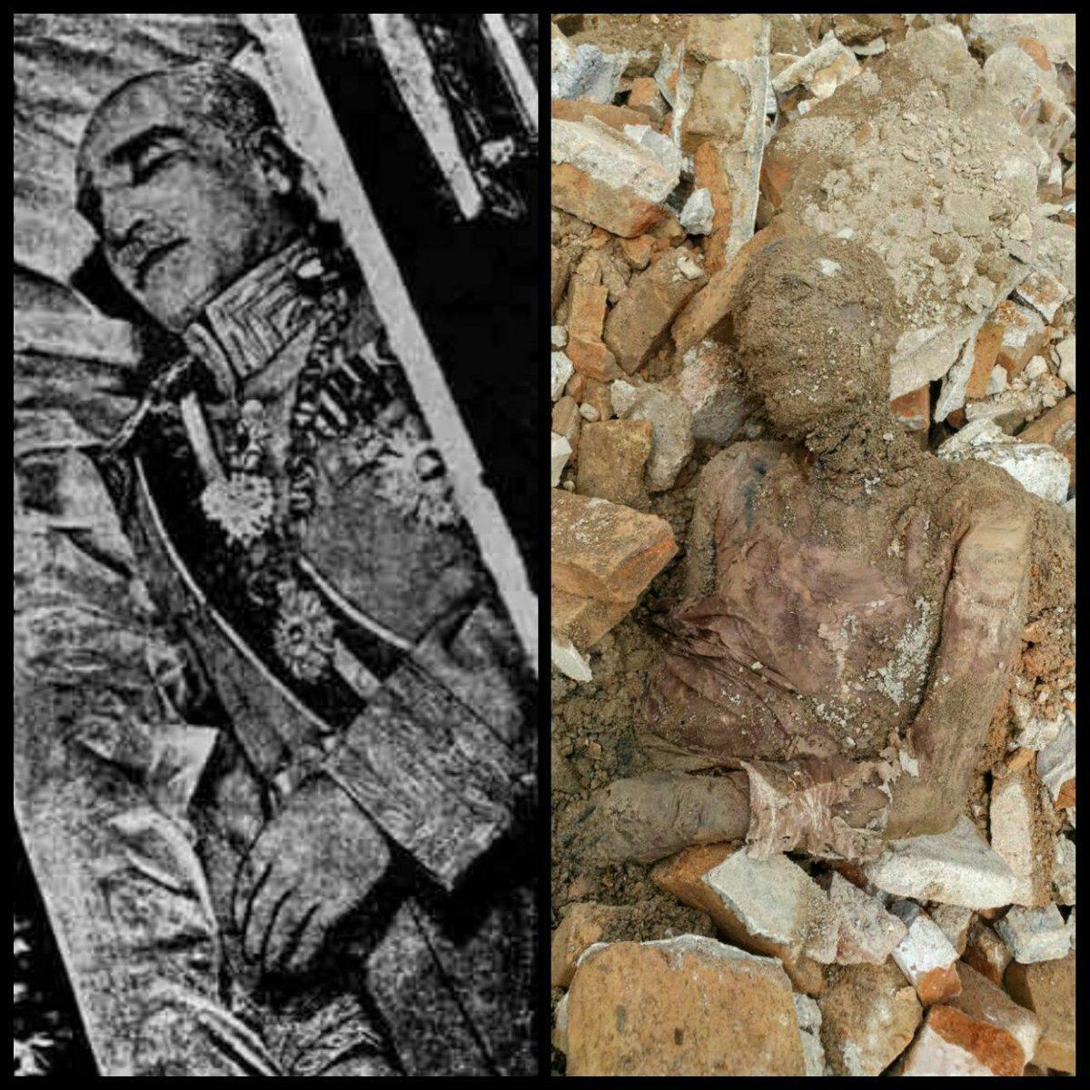 Mummified Body of Iran shah possibly found
