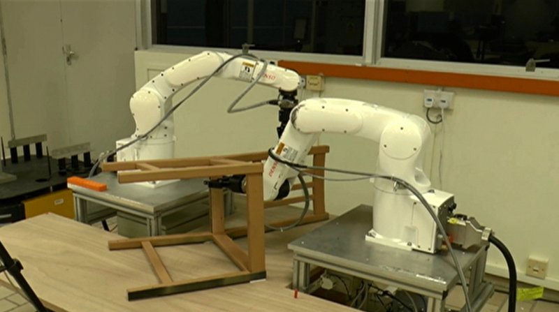 Robot Assembles IKEA chairs in 20 minutes (Video)