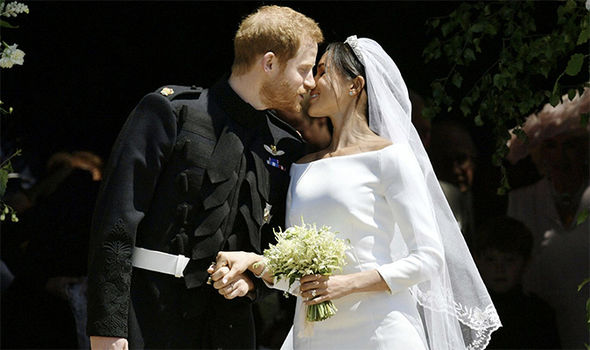 Harry, Meghan Kiss as Married Couple (Watch)