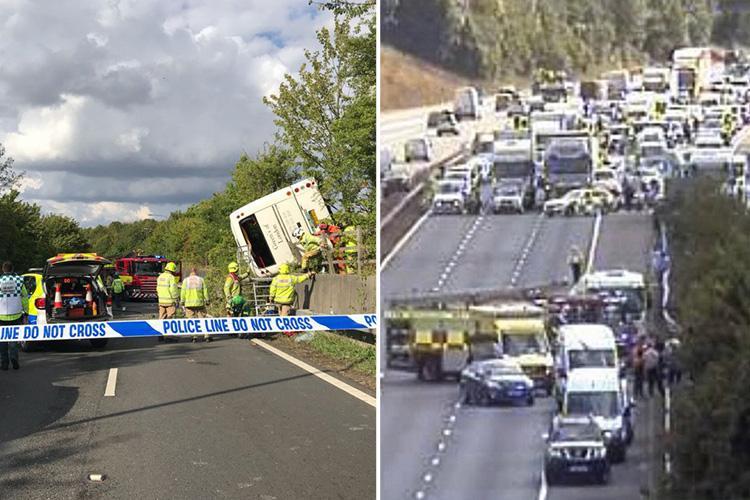Baby Born at Scene of Massive Car Crash on Britain's M25, Report