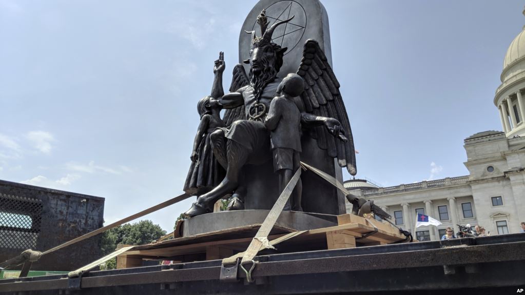 Lawmaker Irked By Satanic Temple Statue Display At Rally, Report