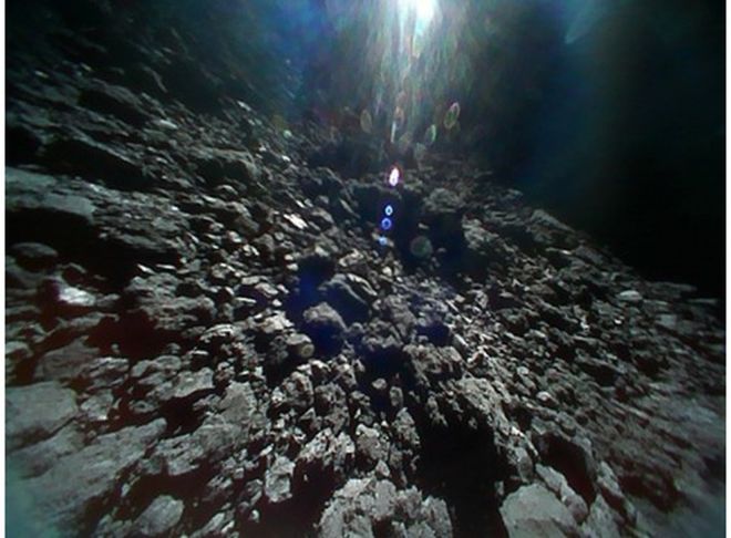 Asteroid rovers send new pics from Ryugu surface