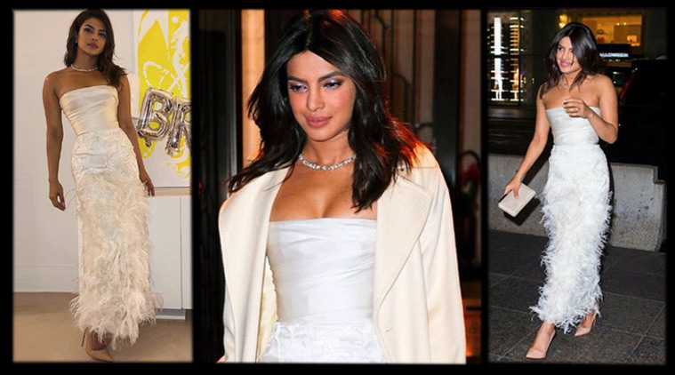 Priyanka Chopra's bridal shower dress was by Harvey Weinstein's ex